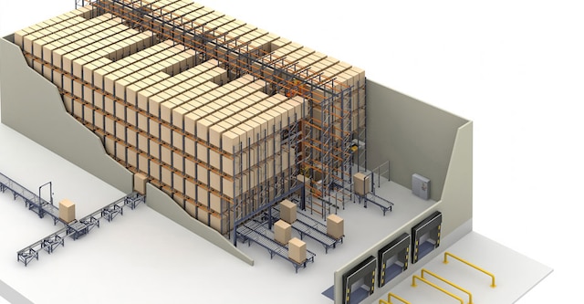 Pallet Shuttle componenetes transelevador