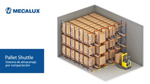 Pallet Shuttle: almacenaje compacto semi automático Pallet Shuttle: almacenaje compacto semi automático