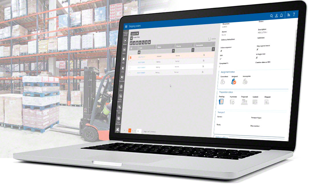 El software de gestión de almacenes automatiza tareas propias de un almacén de consolidación como la recepción o el almacenamiento de stock