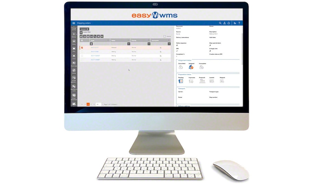 Un software de gestión de almacenes en la nube como Easy WMS facilita operativas como la preparación o expedición de pedidos