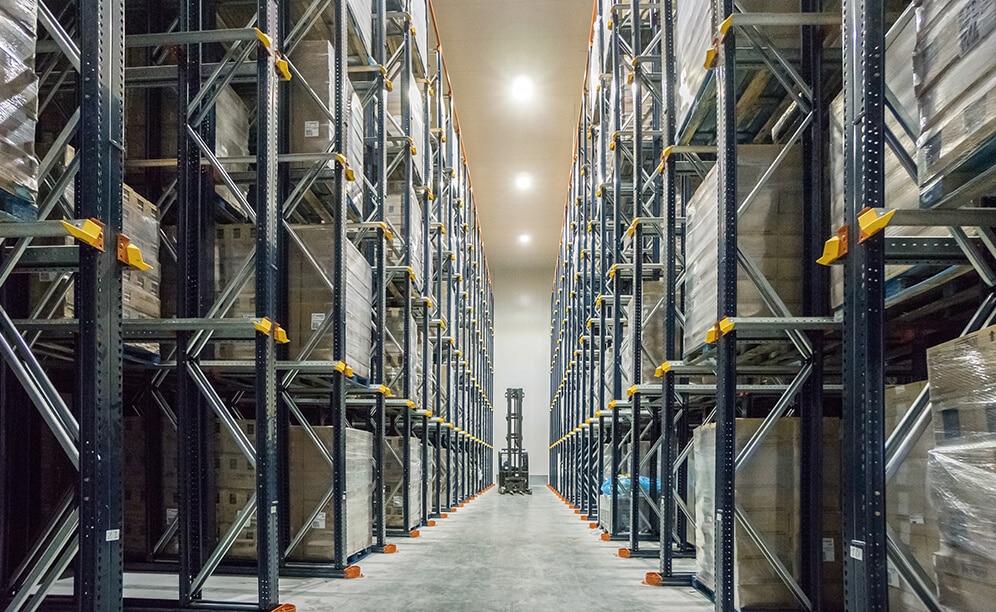 El centro logístico de Alfrisan tiene una capacidad de almacenaje para 8.920 estibas