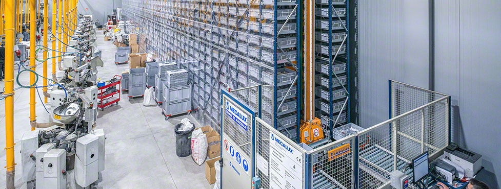 El fabricante de botones Luca Cuccolini instala una bodega automatizada de cajas El fabricante de botones Luca Cuccolini instala una bodega automatizada de cajas