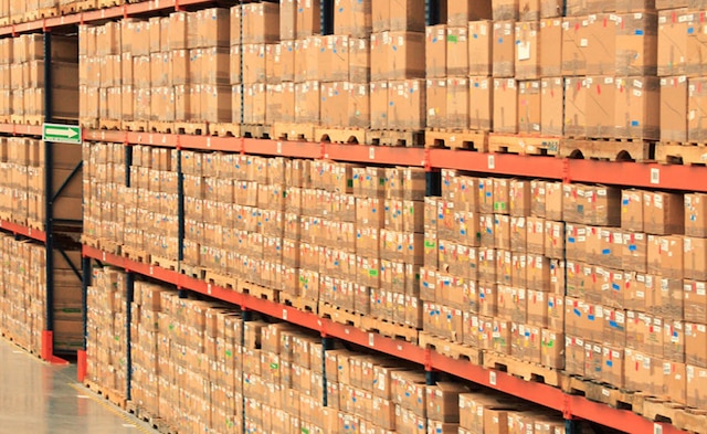 Vista del rack selectivo para más de 2.000 tarimas