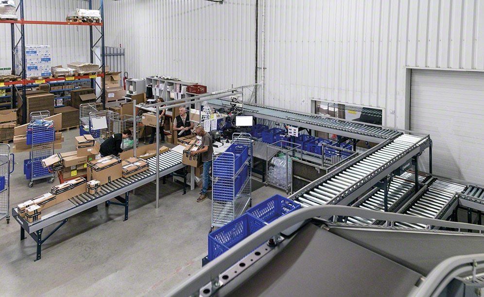 Algam automatiza la zona de consolidación de pedidos de su bodega Algam automatiza la zona de consolidación de pedidos de su bodega