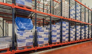 Estantería dinámica (Pallet Flow) Estantería dinámica (Pallet Flow)