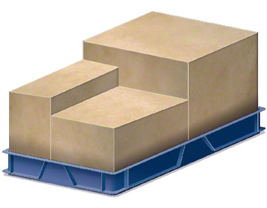 Un contenedor donde van introducidas las cajas de embalaje enviadas por el proveedor.