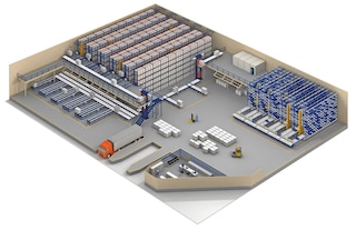 The proper organization and distribution of space is one of the keys to successful management of a logistics warehouse