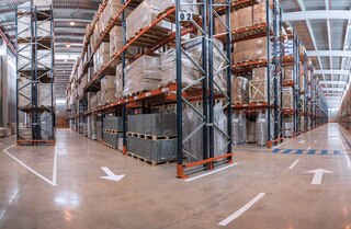 Pallet rack guards preserve the stability of the uprights and end frames