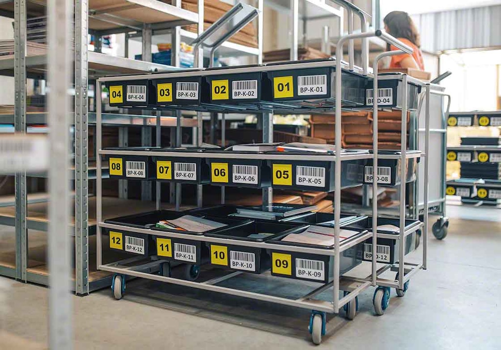 El picking con carros es un ejemplo de transformación digital en logística, ya que agiliza la preparación de pedidos