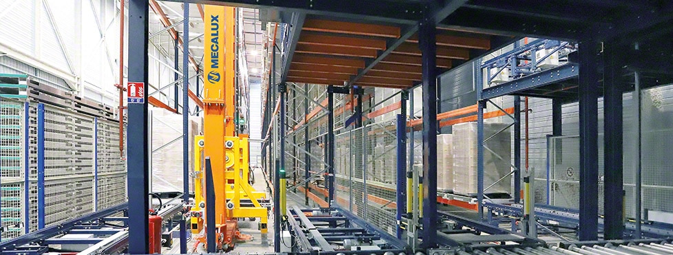 La bodega automática de Steris destinada a la esterilización de productos La bodega automática de Steris destinada a la esterilización de productos