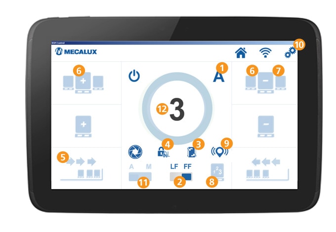 Tableta para temperatura ambiente - Estanterías metálicas Mecalux®