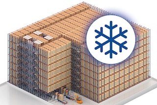El 4-Way Pallet Shuttle reduce costos energéticos en almacenes de refrigeración y congelación
