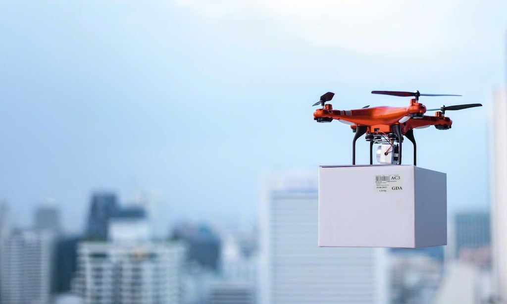 Empresas como 7-Eleven o Doordash ya entregan pedidos con drones en 15 minutos