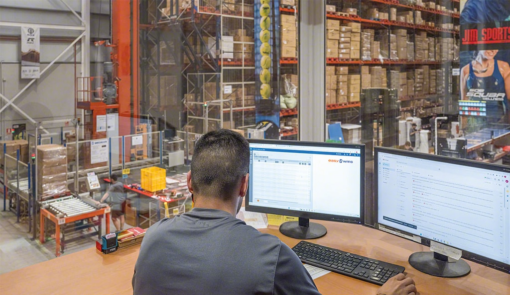 Jim Sports ha digitalizado su bodega con Easy WMS de Mecalux y tres módulos adicionales