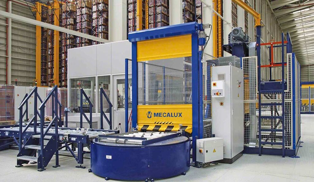 En los puestos de inspección de entrada en almacenes automatizados se verifican las condiciones de las estibas esclavas