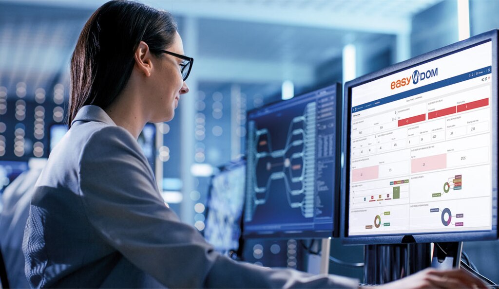 Un sistema WMS para logística de almacenes facilita la coordinación del inventario multinivel entre distintos centros y puntos de la red
