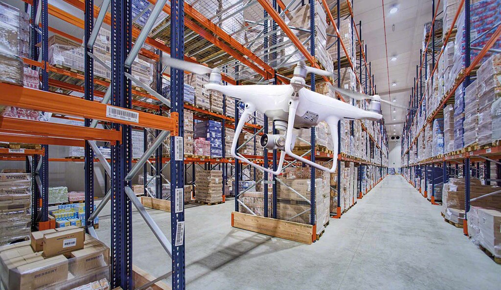 Los drones están empezando a despegar dentro del sector logístico como un tipo de robot de bodega eficiente