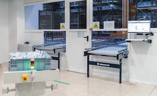 Bodega del fabricante de material eléctrico Normagrup en Asturias (España)