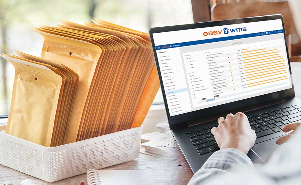 Bodega de productos de empaquetado y etiquetado de Intermark en Terrassa (España)