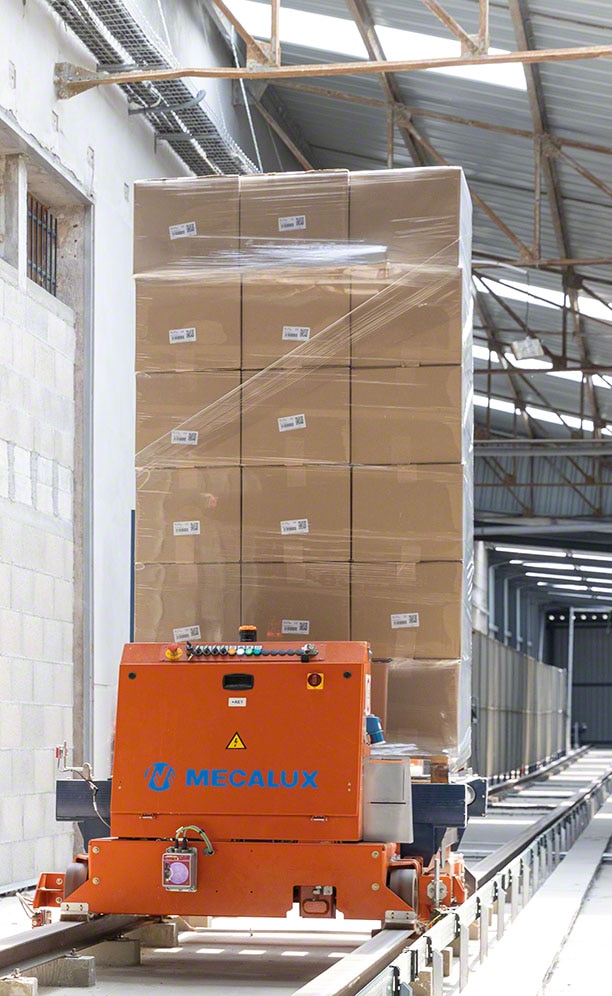 Falk Toys conecta su bodega y producción con una lanzadera