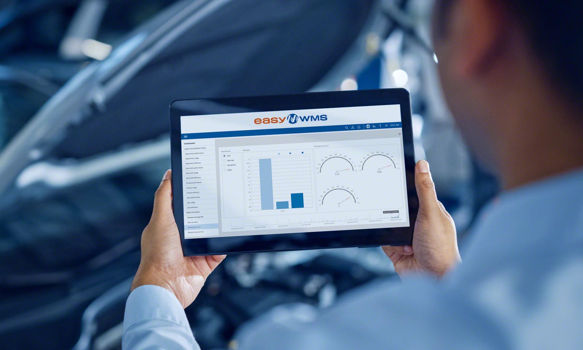 Easy WMS de Mecalux dirige la bodega del fabricante de automóviles Renault
