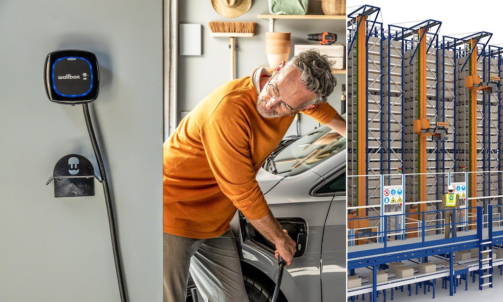 Nueva bodega de Wallbox con cargadores de coches eléctricos en Barcelona