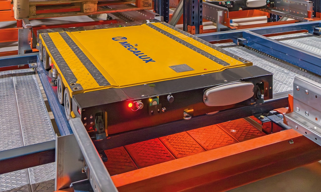 Nuevo almacén automatizado de GBS en Francia para gestionar 650 referencias de cervezas especiales con el sistema 4-Way Pallet Shuttle