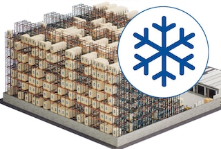 El Pallet Shuttle Automático 3D reduce costos energéticos en almacenes de refrigeración y congelación