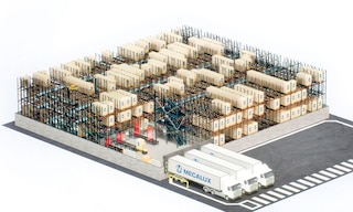 El Pallet Shuttle Automático 3D dinamiza las operativas en bodegas con alta rotación