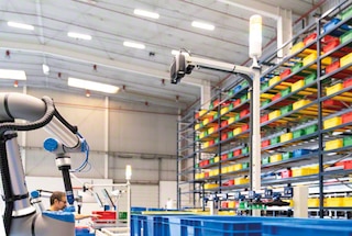 El software de visión del robot de picking identifica el producto a recoger y calcula cómo hacerlo El software de visión del robot de picking identifica el producto a recoger y calcula cómo hacerlo